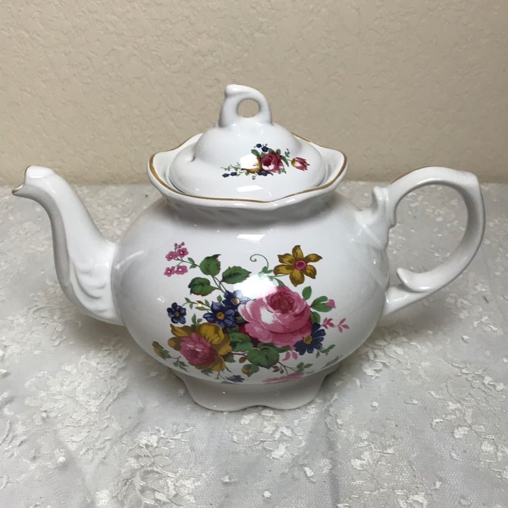 Arthur Wood &Son Staffordshire Vintage Porcelain Teapot #6453